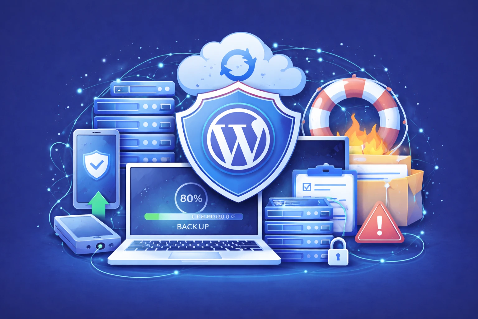 WordPress backup repair